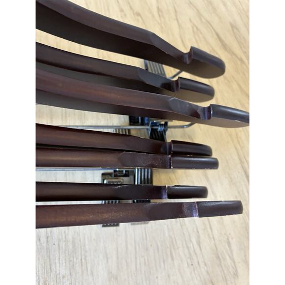 7 Lilly Pulitzer Clothes Hangers brown clip pants shorts dress skirt RARE lot 7 - Picture 5 of 10